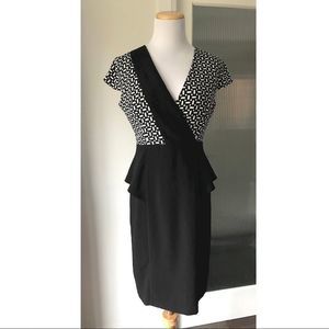 Retro peplum Palmetto dress
